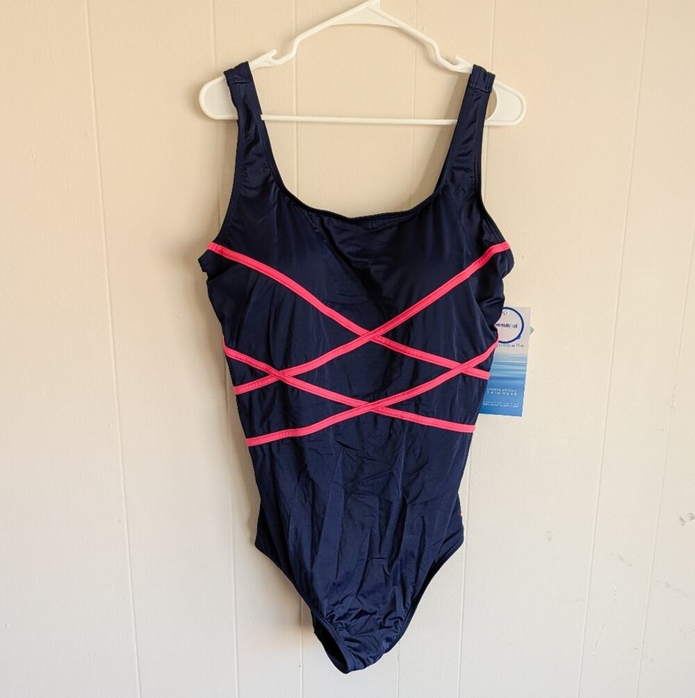 Swimsuits For All Aquabelle Everyday Crisscross One Piece Swimsuit